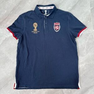 Men’s FIFA World Cup Brazil 2014 France Official Soccer Polo Short Sleeve Shirt